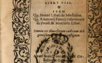 Digitalização de página antiga da enciclopédia De Medicina.